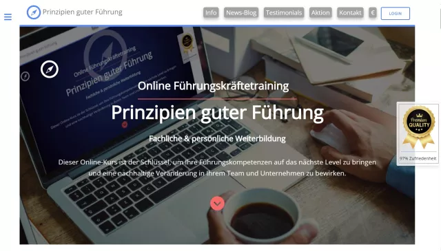 Bild: "Prinzipien guter Führung" – das neue Online-Führungstraining