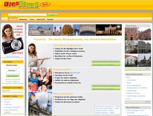 Bild: Jetzt bei Travunity Lieblings-Location empfehlen und Digitalkamera gewinnen