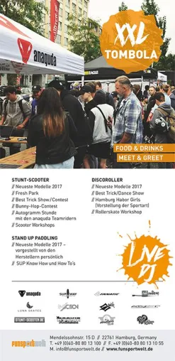 FUNSPORTWELT - FUNDAY am 13. Mai 2017 Bild: FUNSPORTWELT - FUNDAY am 13. Mai 2017