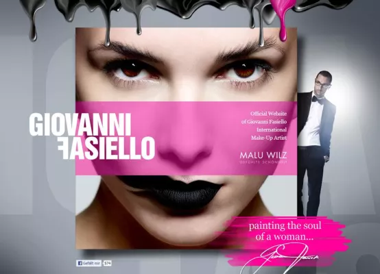 Neue offizielle Website für Giovanni Fasiello International Make-Up Artist Bild: Neue offizielle Website für Giovanni Fasiello International Make-Up Artist