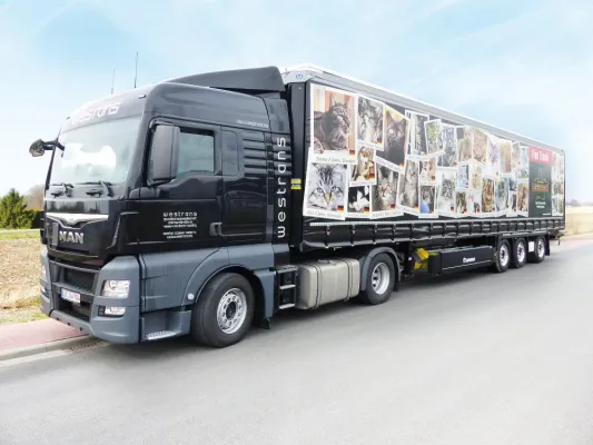 Bild: LEONARDO® Kundenaktion - Ein Truck für die Fans
