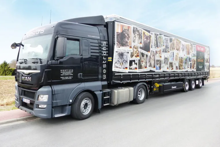 Bild: LEONARDO® Kundenaktion - Ein Truck für die Fans
