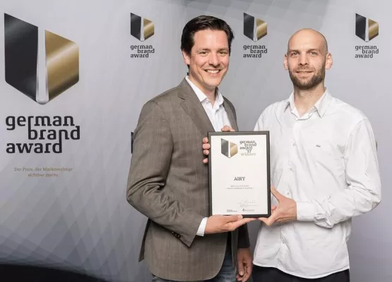 German Brand Award 2017: Auszeichnung für die AIRY GreenTech GmbH Bild: German Brand Award 2017: Auszeichnung für die AIRY GreenTech GmbH