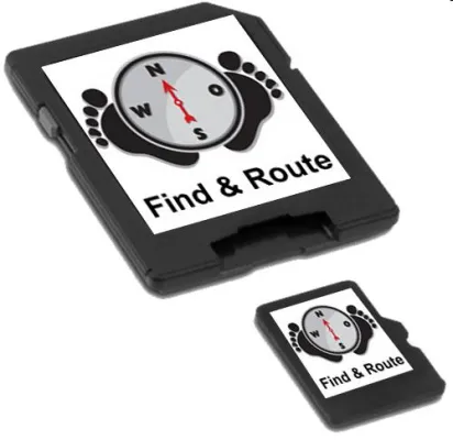 Bild: OpenStreetMap - Karten auf dem FALK IBEX