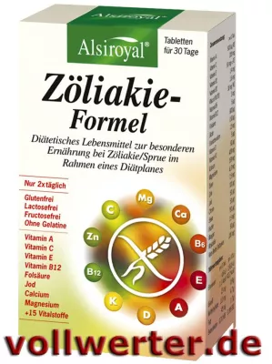Bild: Alsiroyal Zöliakie-Formel jetzt zum Angebotspreis im Reformhaus Online-Shop vollwerter.de