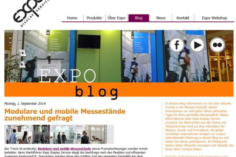 Bild: Neuer Expo-Blog gibt wertvolle Tipps