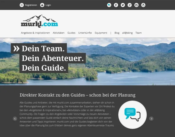 murkl.com – ein völlig neues Konzept der Reisevermittlung Bild: murkl.com – ein völlig neues Konzept der Reisevermittlung