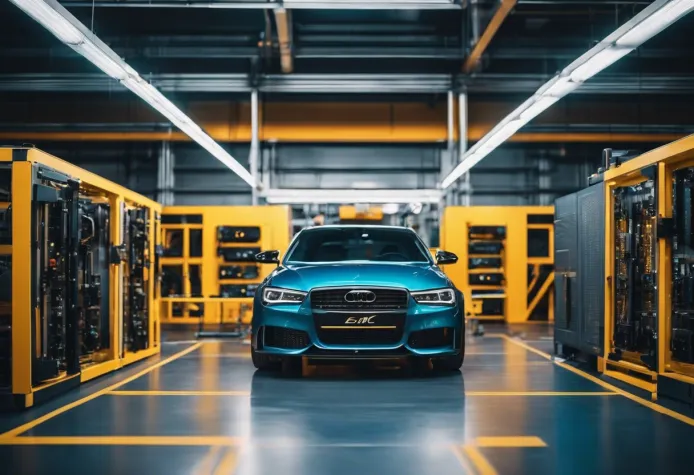 Bild: EMV-Kammer für störungsfreie Tests von Automotive-Steuergeräten