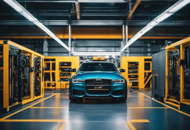 Bild: EMV-Kammer für störungsfreie Tests von Automotive-Steuergeräten
