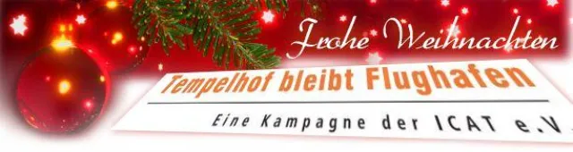 Bild: ICAT-Volksbegehren: Keine Pause im Kampf für Flughafen Berlin Tempelhof