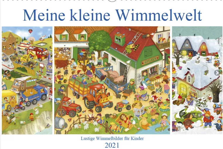 Bild: Wimmelbilder - Die Künstlerin Marion Krätschmer begeistert Kinder mit ihren Illustrationen
