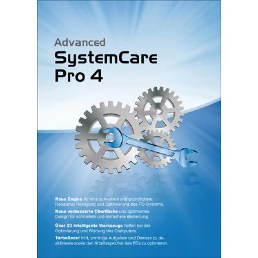 Advanced SystemCare Pro 4 erhält mit zwanzig hochwertigen Tools die Leistungsfähigkeit jedes Windows-PCs