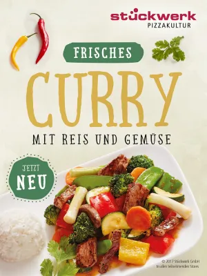 Jetzt neu: Frisch & Lecker – Currys von Stückwerk! Bild: Jetzt neu: Frisch & Lecker – Currys von Stückwerk!