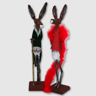 Bild: Meister Lampe und seine Frau - wunderschön zu Ostern