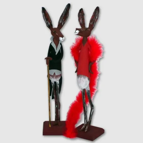 Meister Lampe und seine Frau - wunderschön zu Ostern Bild: Meister Lampe und seine Frau - wunderschön zu Ostern