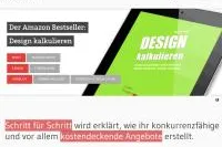 Die Erfolgsgeschichte geht weiter: Wie DESIGN kalkulieren? Bild: Die Erfolgsgeschichte geht weiter: Wie DESIGN kalkulieren?