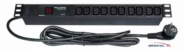 Bild: Für mehr Power im Rack: Neue Steckdosenleisten von Infratec mit 4 bis 48 Ausgängen