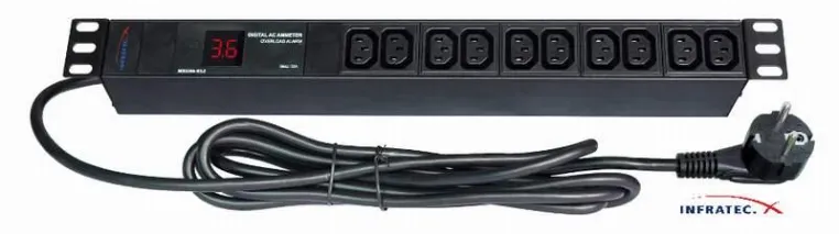 Bild: Für mehr Power im Rack: Neue Steckdosenleisten von Infratec mit 4 bis 48 Ausgängen