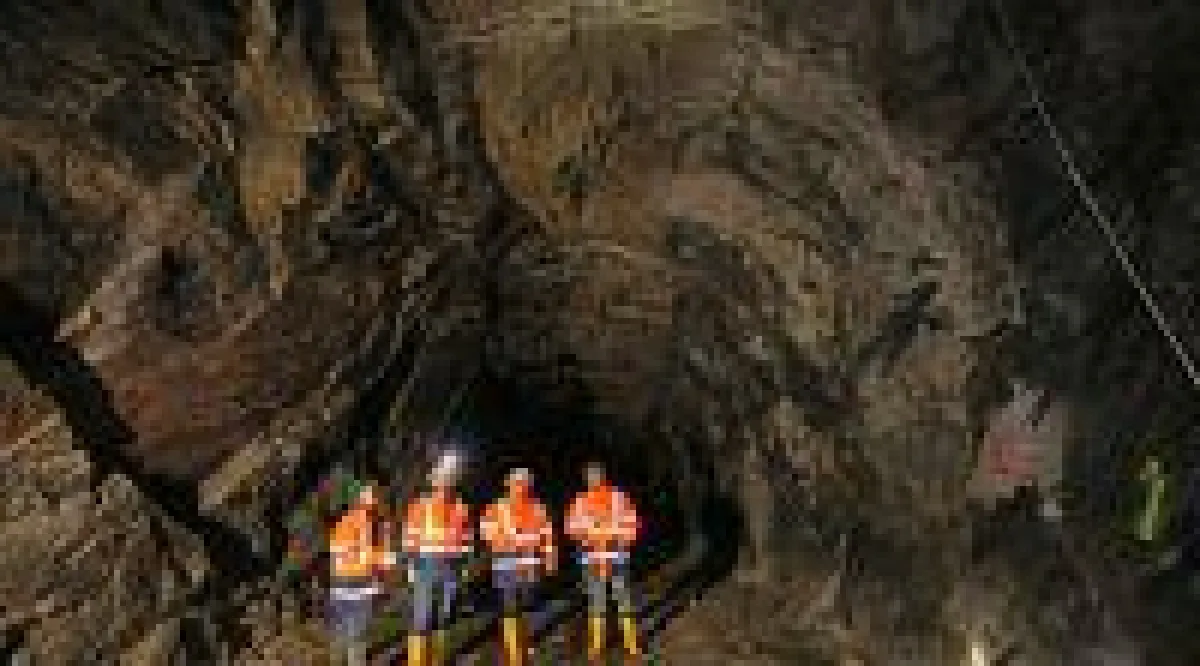 Untertage in der Wolfsberg-Mine; Quelle: European Lithium