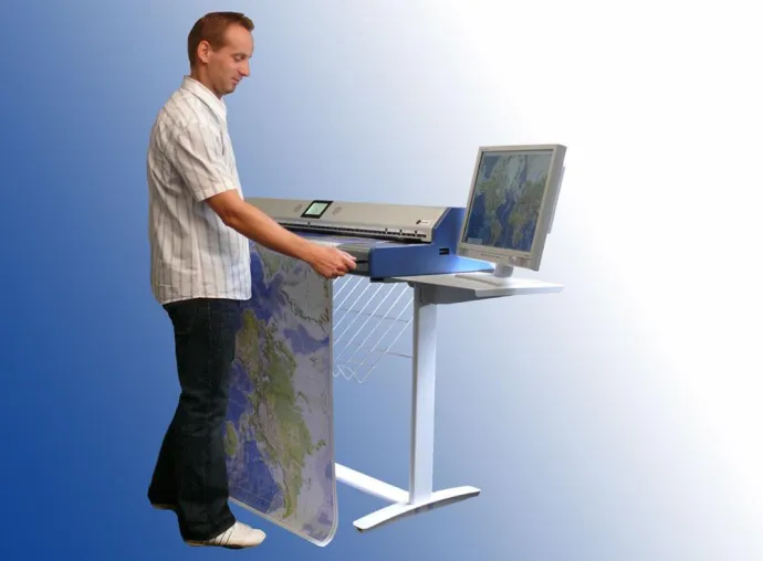Bild: WideTEK Scanner – Scan-Lösungen für großformatige Geo-Dokumente