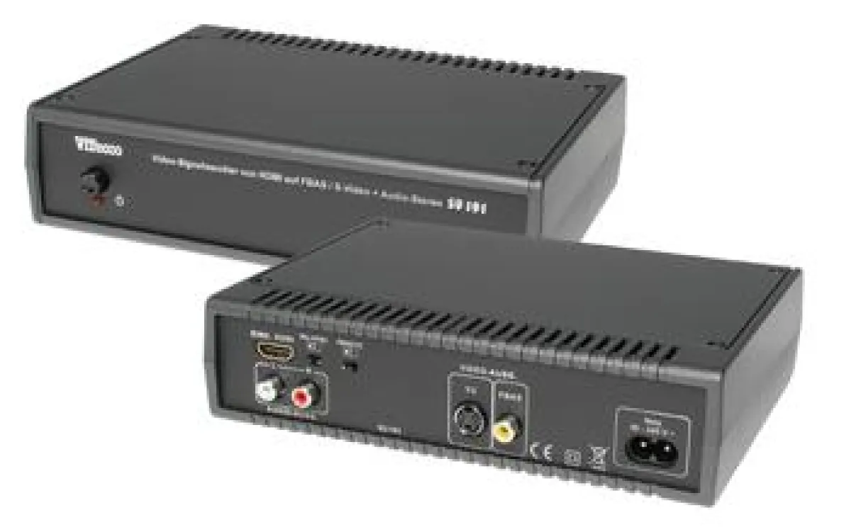 Konverter um apple TV am Röhrenfernseher anzuschließen