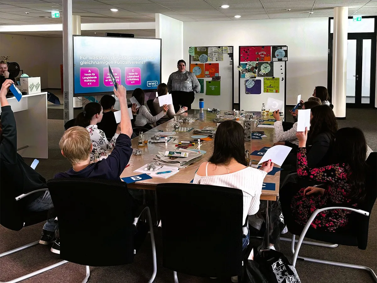 Zukunftstag bei der WMG (© WMG Wolfsburg)