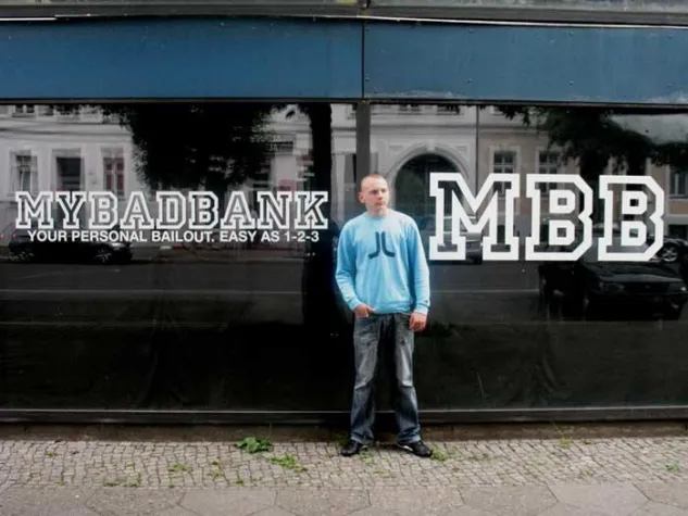 Bild: Kunstprojekt Mybadbank in Berlin eröffnet