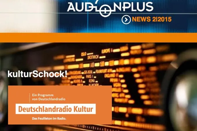Deutschlandradio Kultur: Dieser kulturSchock geht in’s Ohr Bild: Deutschlandradio Kultur: Dieser kulturSchock geht in’s Ohr