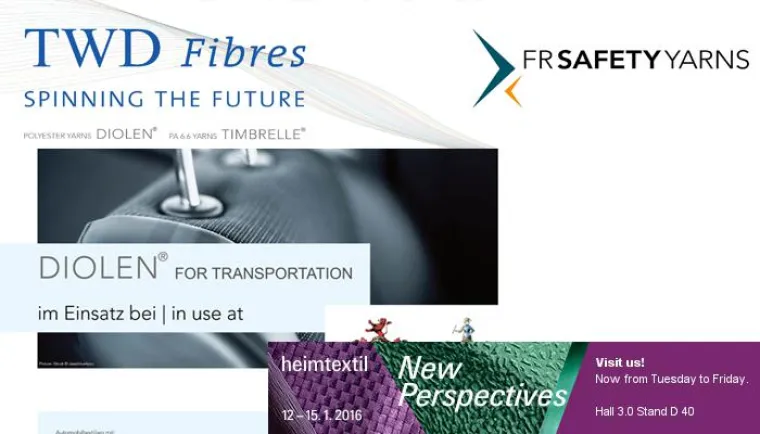 TWD Fibres auf der heimtextil 2016 Bild: TWD Fibres auf der heimtextil 2016