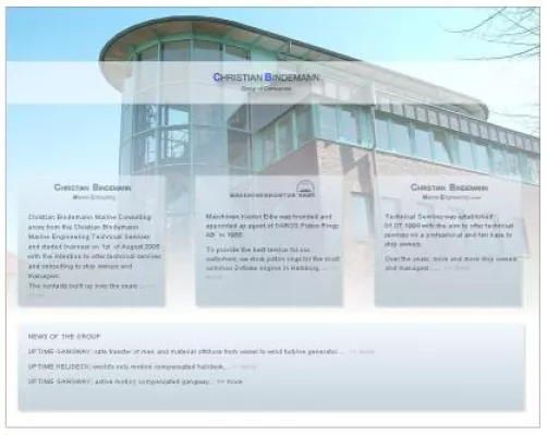 Bindemann Group – Neue Internetpräsenz Bild: Bindemann Group – Neue Internetpräsenz