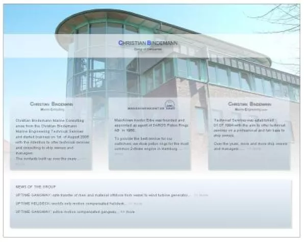Bild: Bindemann Group – Neue Internetpräsenz