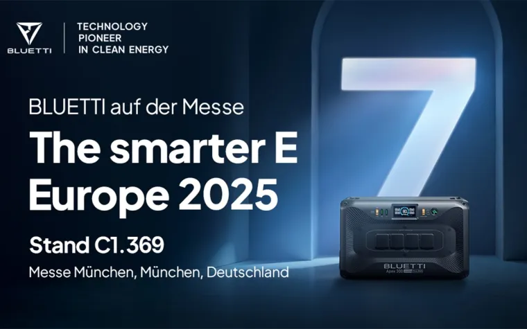 Bild: BLUETTI stellt auf der The smarter E Europe 2025 die Energielösungen der nächsten Generation vor