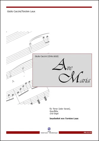 Bild: Neuerscheinung - "Ave Maria" von Giulio Caccini (bearbeitet von Torsten Laux)