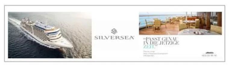 Bild: Silversea: Neue B2B Kampagne - Experten der internationalen Kreuzfahrtbranche berichten von der Silver Muse