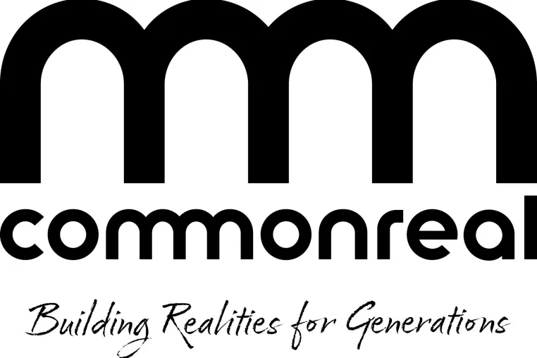 Bild: Aus commonground wird commonreal. Die Marke steht für nachhaltige Immobilien mit gesellschaftlichem Nutzen.