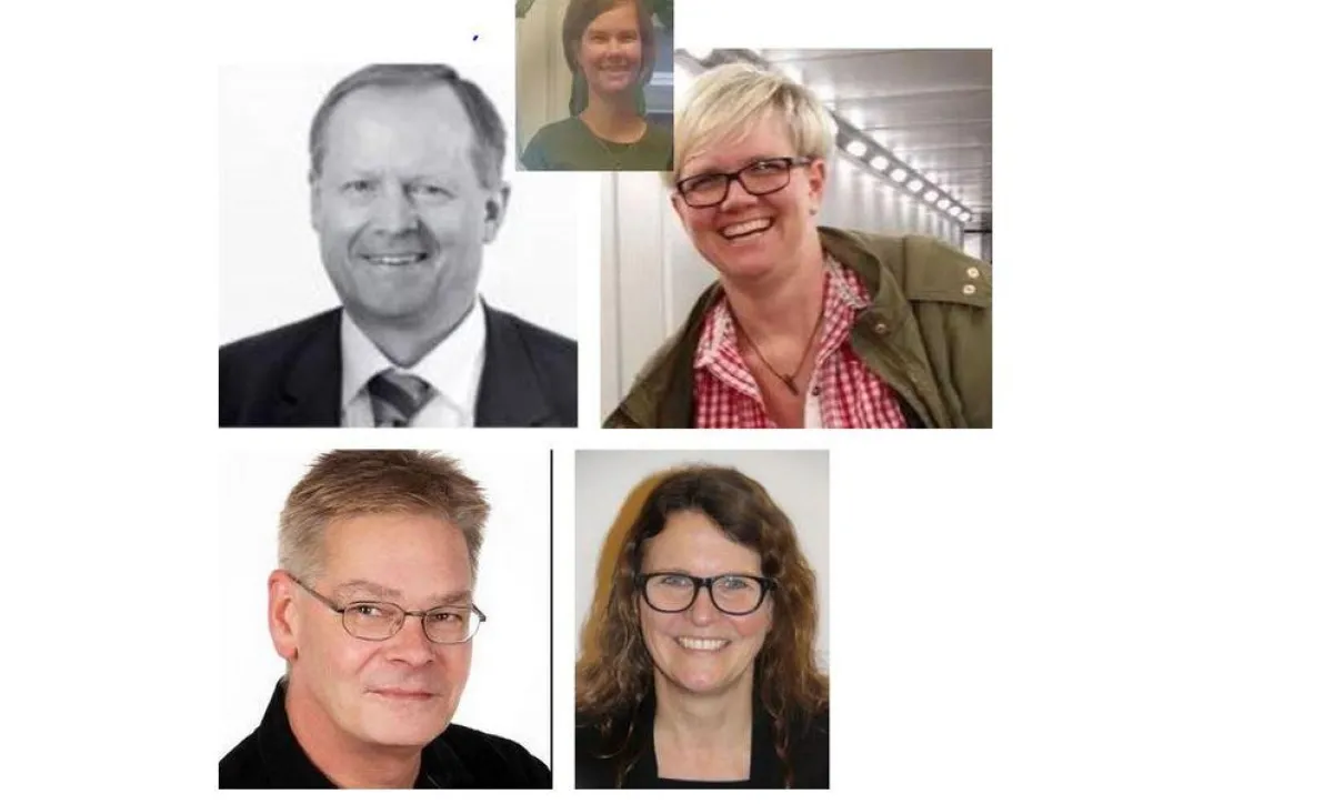 Maik Findeisen, Ramona Sump, Sylvia Wehde und Karsten Gödicke