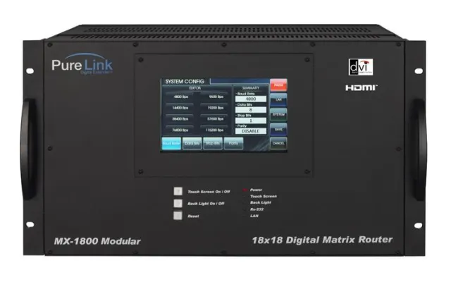 PureLink präsentiert bahnbrechende modulare und digitale Maxtrix-Router Serie für HDMI und DVI Bild: PureLink präsentiert bahnbrechende modulare und digitale Maxtrix-Router Serie für HDMI und DVI