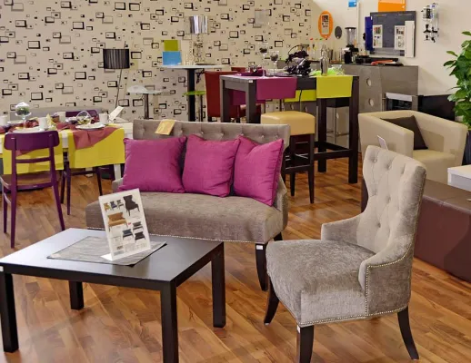 Bild: VEGA-Verkaufsraum im neuen Look - Neugestaltung des Shops in Wertingen bietet noch mehr Inspiration und S