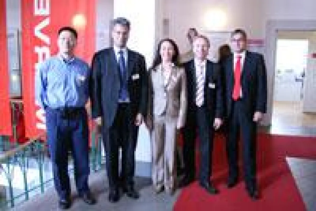 Dr. Chih-Kao Hu, ZS Associates, Alexsandar Ruzicic, Roland Berger Katrin Wenzler, Marvecs, Klaus Czort, Consanita, und Joself Bailer, Marvecs (von links)