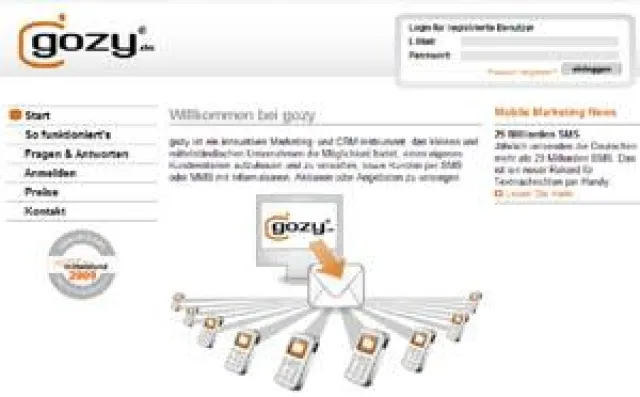 Bild: Innovationspreis IT - gozy.de zählt zu den besten CRM-Lösungen