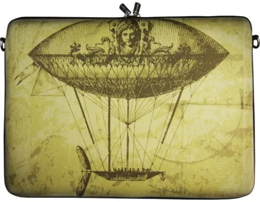 Bild: Erinnerung an die große Ära der Luftschiffe: Laptop Sleeve „Airship“ beeindruckt mit historischem Design