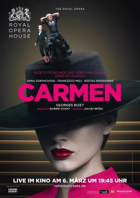 Bild: Die Royal Opera präsentiert Barrie Koskys Inszenierung von Bizets Carmen live im Kino (Dienstag, 6. März)