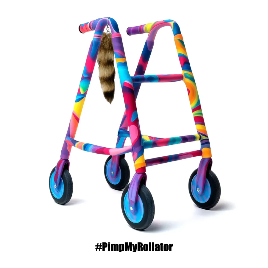 PIMP MY ROLLATOR - DAS EVENT, DAS ALTES AUFROLLT! (© Age Bombs)