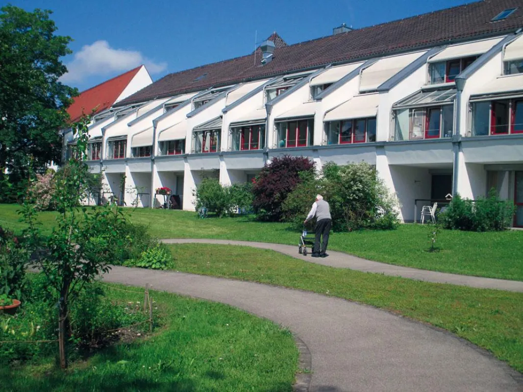 Park des Pflegeheims Schlößle, in dem am 20. Juli das Sommerfest stattfindet.