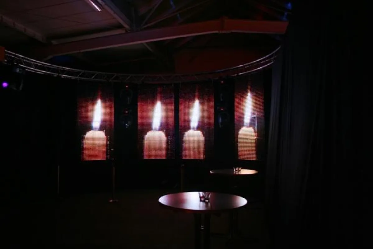 LED-Screen im Einsatz