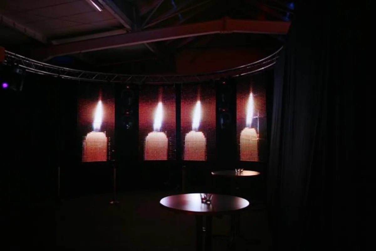 LED-Screen im Einsatz