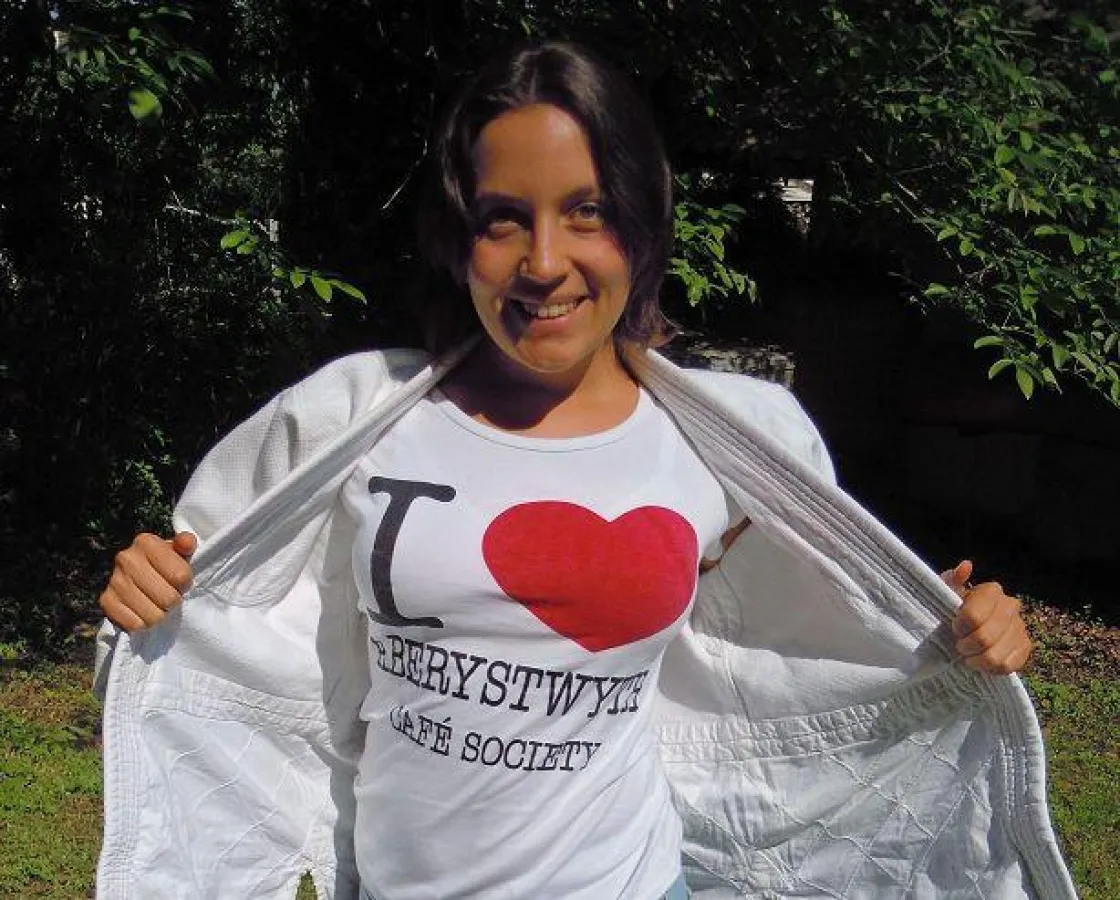 Jeni liebt Aikido über alles