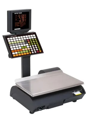 Bild: Bedienen und Etikettieren mit der Thekenwaage bC-U2 black