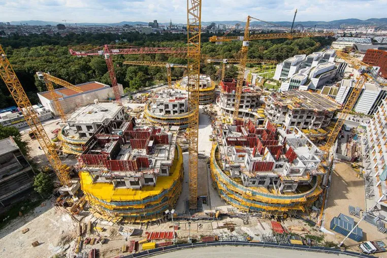 Wiener Wohnungsbau im Zwei-Viertel-Takt Bild: Wiener Wohnungsbau im Zwei-Viertel-Takt