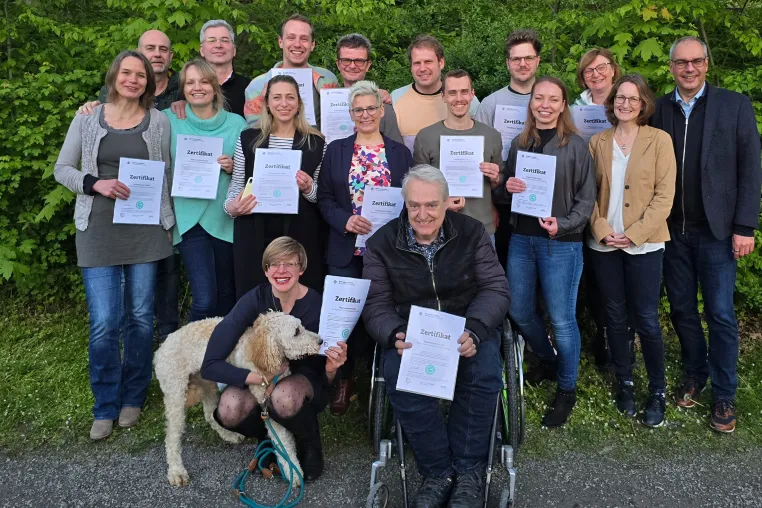 Bild: Würzburger Akademie zertifiziert 17 Empowerment-Coaches
